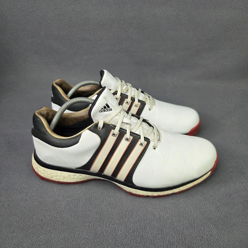 Adidas Tour360 XT-SL Golf Shoes Mens 11.5 White Black Red Boost Spikeless BB7915
